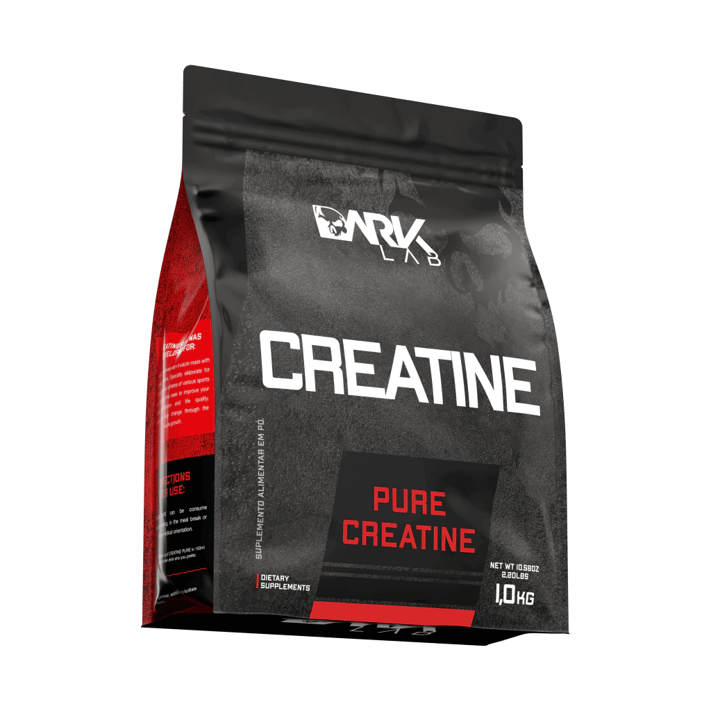Creatina Monohidratada Pura Refil 1Kg Dark Lab - Creatine, Creatina 100% Pura